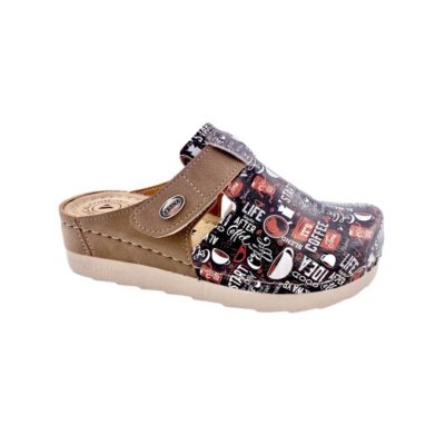 Anatomski ženski natikači – vzorec kava