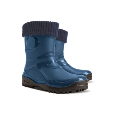 Demar podloženi dežni škornji temno modri