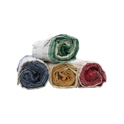 KUHINJSKE KRPE 10 KOM V ZAVITKU, NAREJENE IZ 100% BOMBAŽA, DIMENZIJE 45X70CM